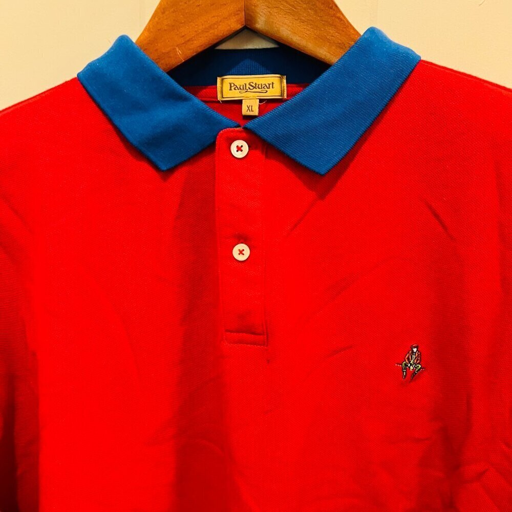 Vintage Paul Stuart Polo Shirt Men's XL Short Sleeve Golf - Picture 15 of 16